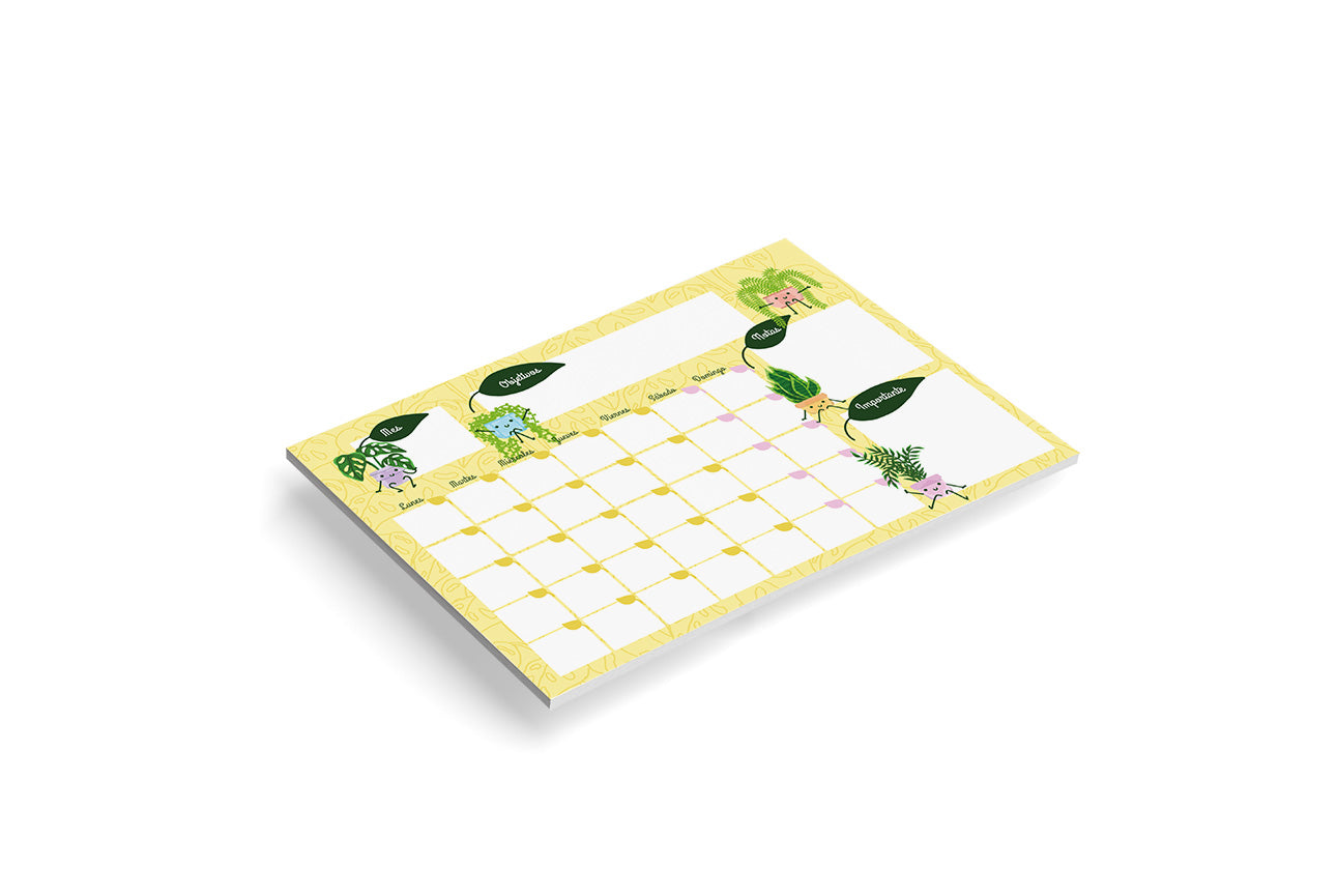 Planner Mensual Plantitas